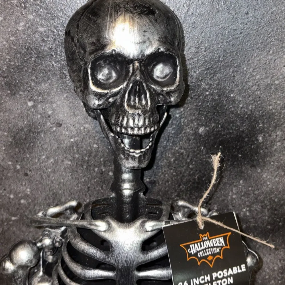 The Halloween Collection 36” Posable Skeleton - New Party Goth Grim Decorations